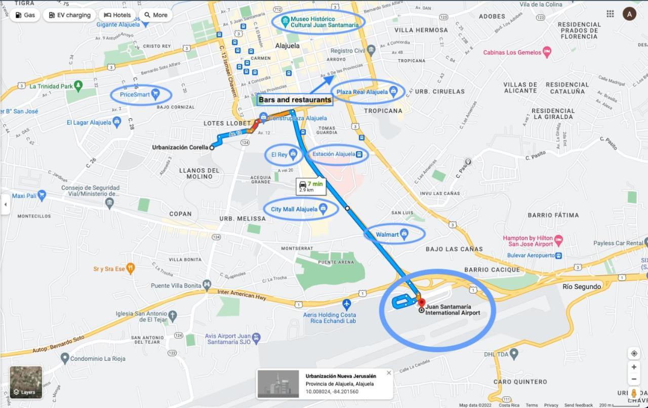 5 Min From The Airport - Perfect Stop Alajuela ภายนอก รูปภาพ